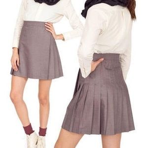 American Apparel grey schoolgirl tennis skirt